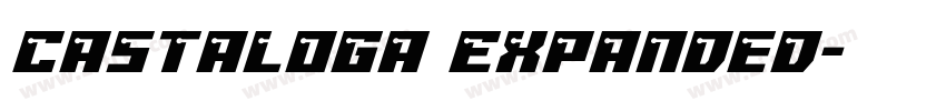 Castaloga Expanded字体转换